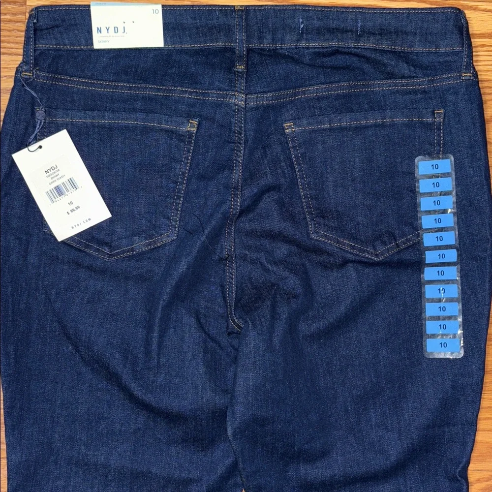 NYDJ Skinny Jeans Blue Lift Tuck Large